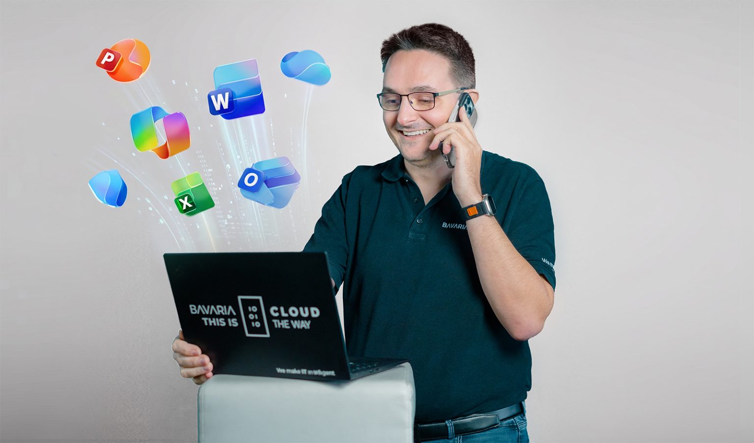 Lorenz Steger, Head of Technology bei VALEO IT, im Beratungsgespräch zu Microsoft 365